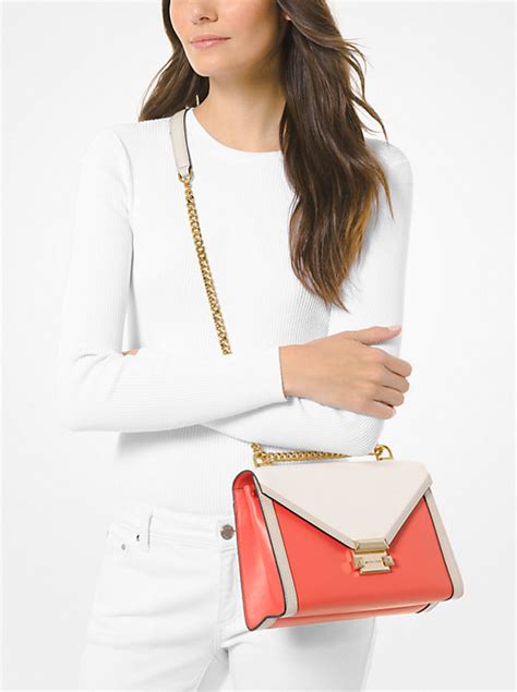 michael kors whitney large tri color